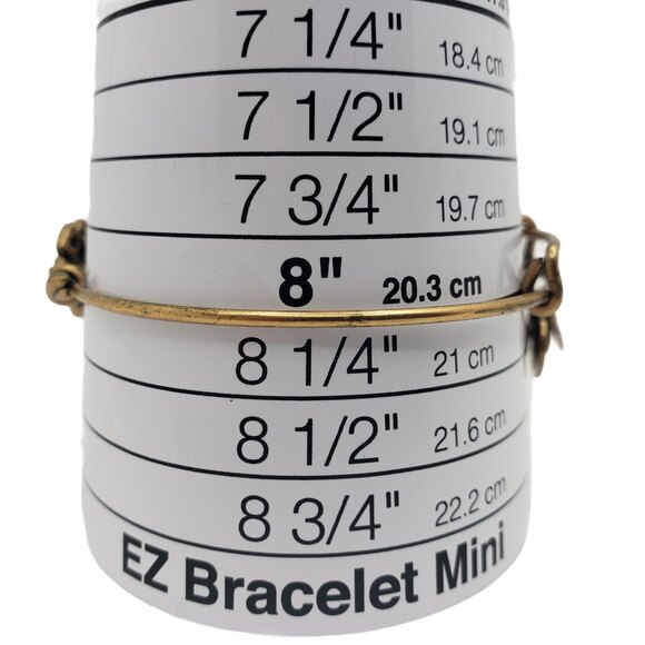 Alex and Ani Endless Knot Brass Bangle Bracelet - Picture 6 of 7